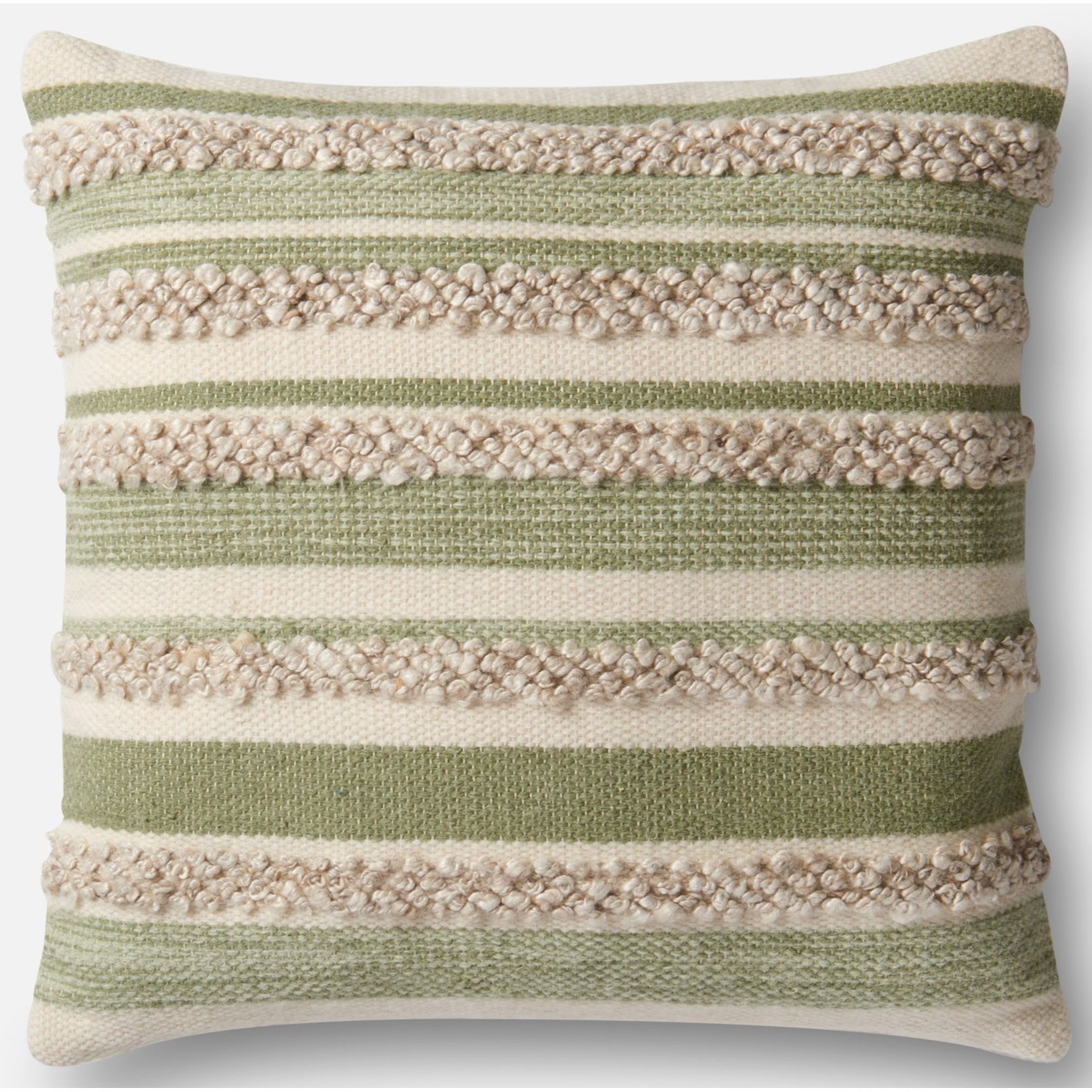 Magnolia Home by Joanna Gaines for Loloi Accent Pillows DSETP1022SGIVPIL3 22" X 22" Cover w/Down
